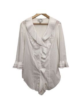 JOSEPH Ribkoff white blouse size 12
